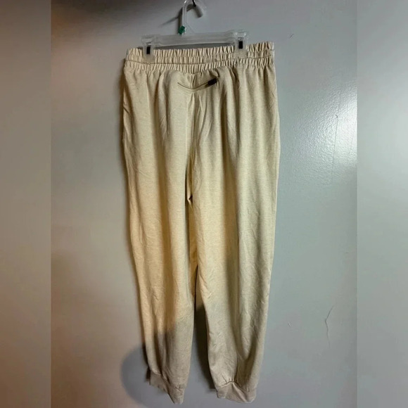 Feat BlanketBlend Move Joggers in Heather Oat Milk size small cream sweat pants - Picture 8 of 10